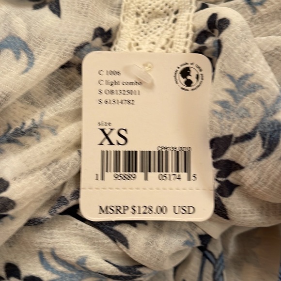 𝓯𝓹 Free People ~ Placed Print Lola Jacket | Kimono | Duster - Picture 8 of 9